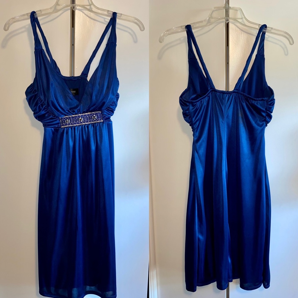 Junior Navy Prom dress sz M